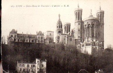 POSTAL PV10948: Lyon. Norte Dame de Fourviere L'Abside