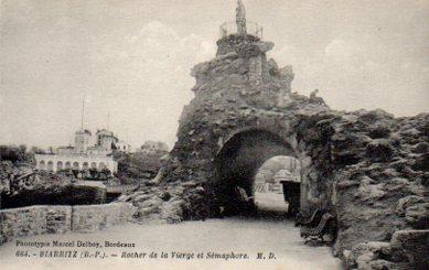 POSTAL PV10955: Biarritz. Roger de la Vierge et Semaphore