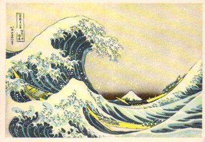 POSTAL PV10921: k. Hokusai, Die Woge