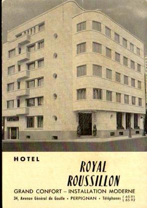 POSTAL PV10928: Hotel Royal Roussillon, Perpignan
