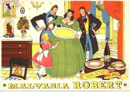 POSTAL PV10933: Malvasia Robert, Bodegas J. Robert Sitges