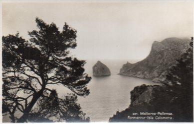 POSTAL PV10994: Formentor, Isla Colomera