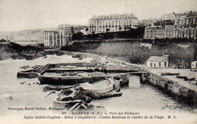POSTAL PV10958: Biarritz. Port des Pecheurs