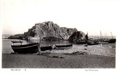 POSTAL PV10979: Playa La Palomera, Blanes