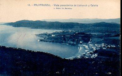 POSTAL PV10969: Vista panoramica de Llafranch y Calella