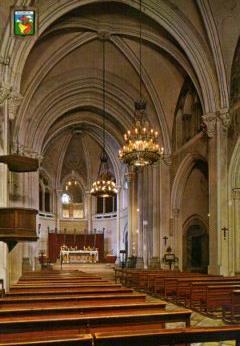 POSTAL PV10508: Nuria, interior Santuari de la Mare de Deu de Nuria