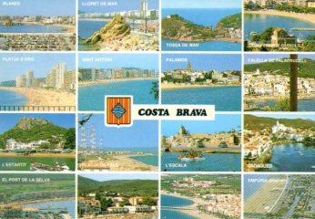 POSTAL PV10514: Costa Brava vistas varias