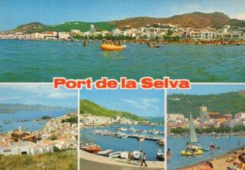 POSTAL PV10484: Port de la Selva diversas vistas