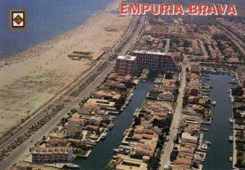 POSTAL PV10493: Empuria-Brava vista aeria