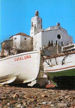 POSTAL PV10561: Cadaques barcas