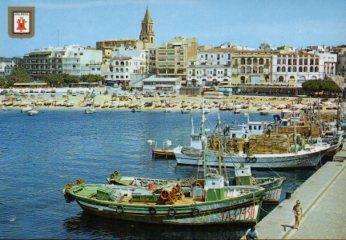 POSTAL PV10525: Vista parcial y puerto de Palamos