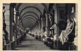 POSTAL PV10407: Cimitero di Staglieno Genova. Galeria Centrale Inferiore