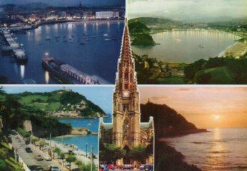 POSTAL PV10459: San Sebastian vistas varias