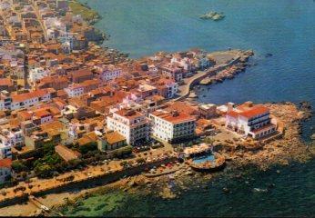 POSTAL PV10474: La Escala, vista aerea