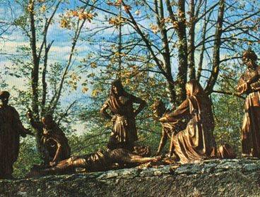 POSTAL PV10440: Calvaire de Lourdes. XI Station