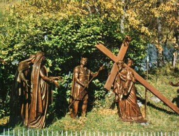 POSTAL PV10444: Calvaire de Lourdes. IV Station