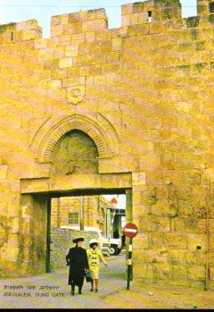 POSTAL PV10658: Jerusalem, Dung Gate