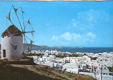 POSTAL PV10694: Mykonos, picturesque view
