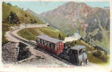 POSTAL PV10733: Chemin de fer des Rochers de Naye