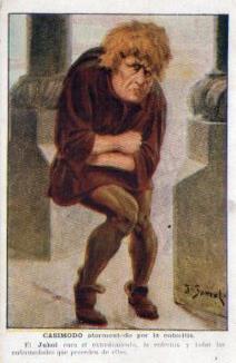 POSTAL PV10704: Publicidad Jubol. Casimodo atormentado por la enteritis