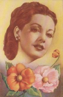 POSTAL PV10708: Publicidad Oroplata, cara de mujer