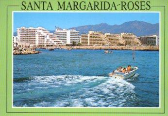 POSTAL PV10590: Santa Margarita Vista panoramica desde el mar, Roses