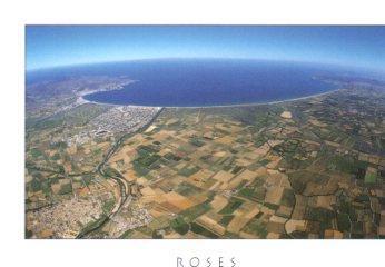 POSTAL PV10577: Vista aeria badia de Roses