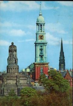 POSTAL PV10579: Bismarck memorial and church of St. Michel
