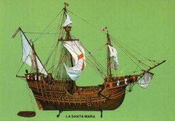 POSTAL PV10584: La Santa Maria maqueta Carabela