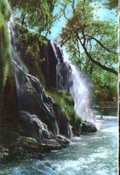 POSTAL PV10649: Cascada de El Iris en Monasterio de Piedra