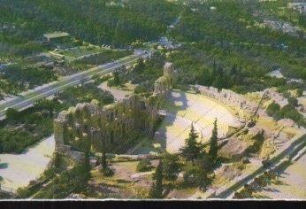 POSTAL PV10629: Odeum of the Herodes Atticus, Athens