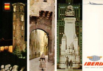 POSTAL PV10612: Publicidad Iberia 