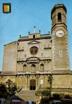 POSTAL PV10613: Olot, Iglesia de San Esteban zona volcanica 