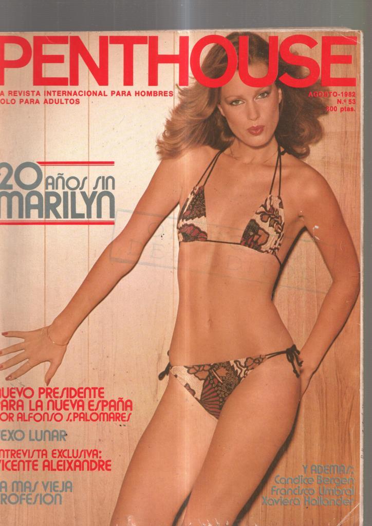 Penthouse numero 053, agosto 1982: 20 años sin Marilyn- Nuevo Presidente para