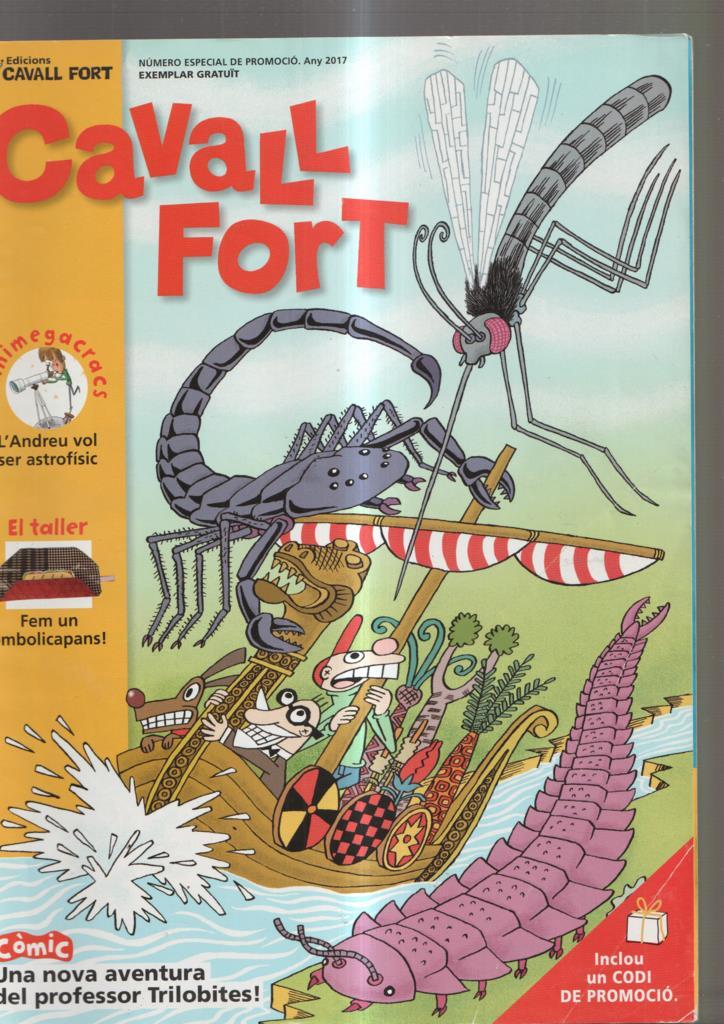 Cavall Fort Promocio 2017: Una nova aventura del profesor Trilobites- L Andreu