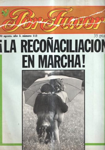 Por Favor numero 113: La reconciliacion en marcha