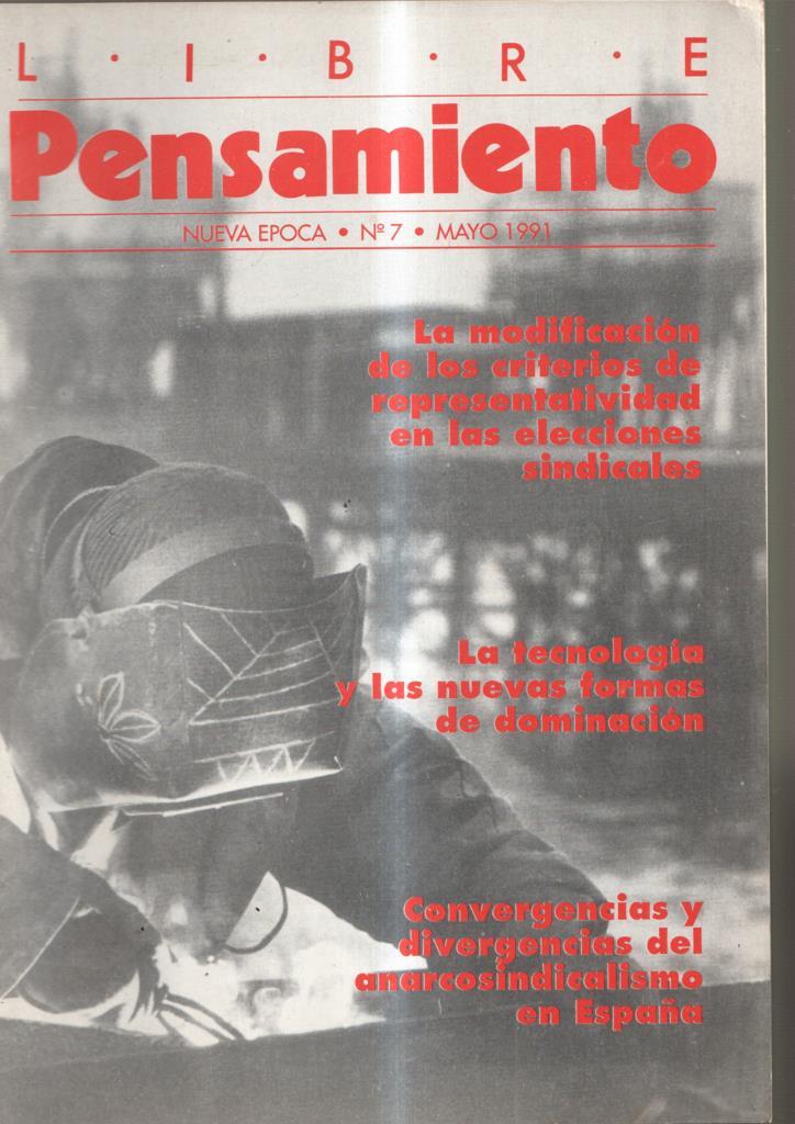 Libre Pensamiento numero 07, marzo 1991: La modificacion de los criterios de