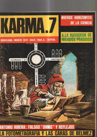Karma.7 numero 05, marzo 1973 : Nuevos horizontes de la ciencia- A la busqueda