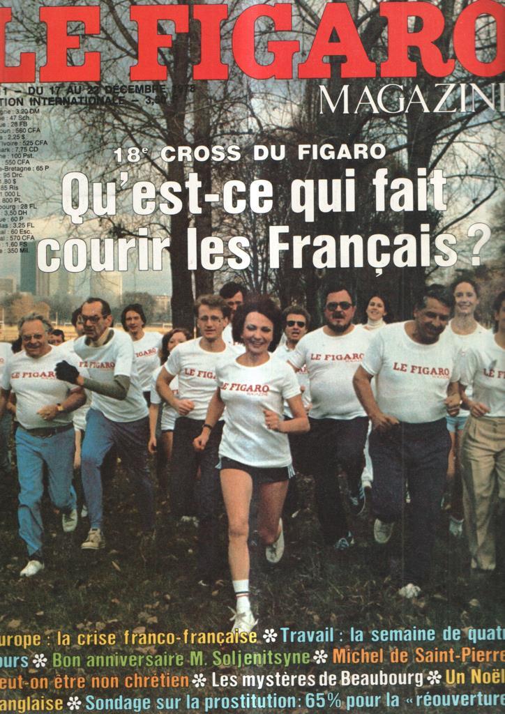 Le Figaro Magazine numero 11, diciembre 1978: 18 Cross du figaro. Qu este-ce