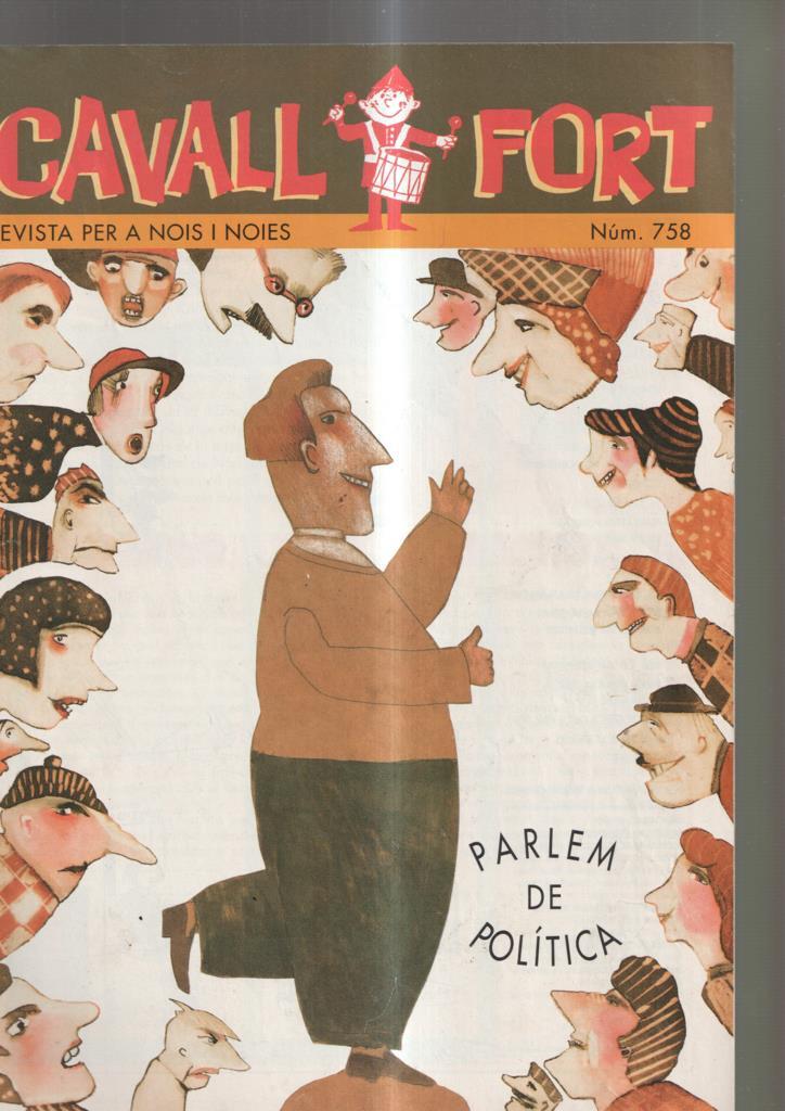 Cavall Fort numero 0758, febrero 1994. Revista per a nois i noies