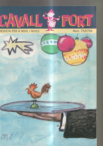 Cavall Fort numero 0753-0754, diciembre 1993. Revista per a nois i noies