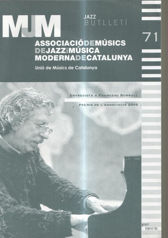 Mumm numero 71. Associacio de Musics de Jazz i musica moderna de Catalunya