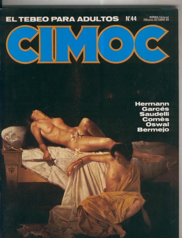 Norma: Cimoc revista numero 044: Hermann, Garces, Saudelli, Bermejo