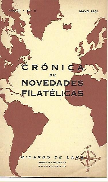 LAMINA 36676: Cronica de Novedades Filatelicas, mayo 1961