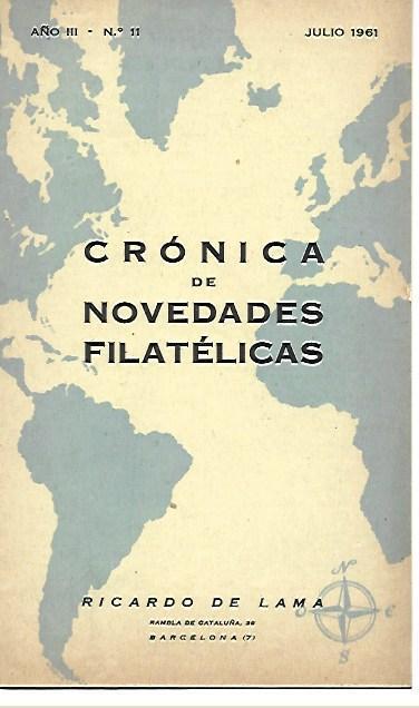 LAMINA 36678: Cronica de Novedades Filatelicas, julio 1961