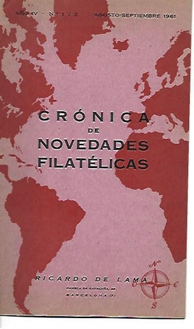 LAMINA 36679: Cronica de Novedades Filatelicas, agosto-septiembre 1961