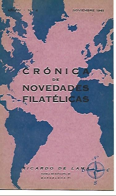 LAMINA 36681: Cronica de Novedades Filatelicas, noviembre 1961