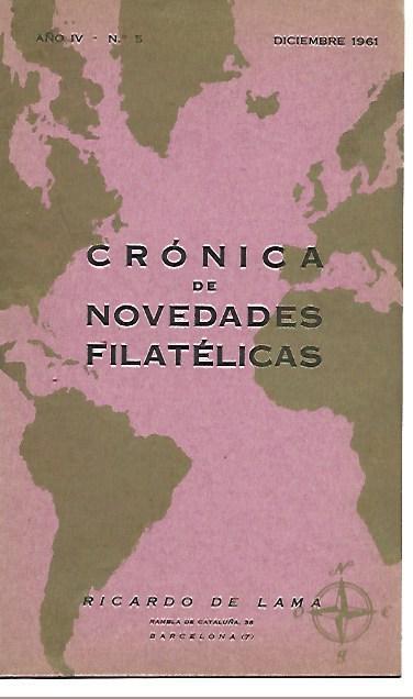 LAMINA 36682: Cronica de Novedades Filatelicas, diciembre 1961
