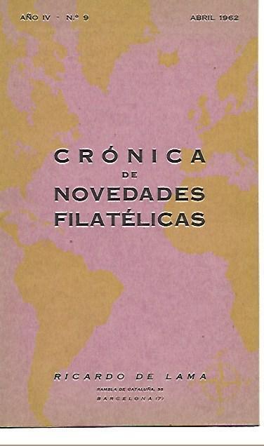 LAMINA 36686: Cronica de Novedades Filatelicas, abril 1962