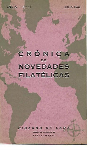 LAMINA 36688: Cronica de Novedades Filatelicas, junio 1962